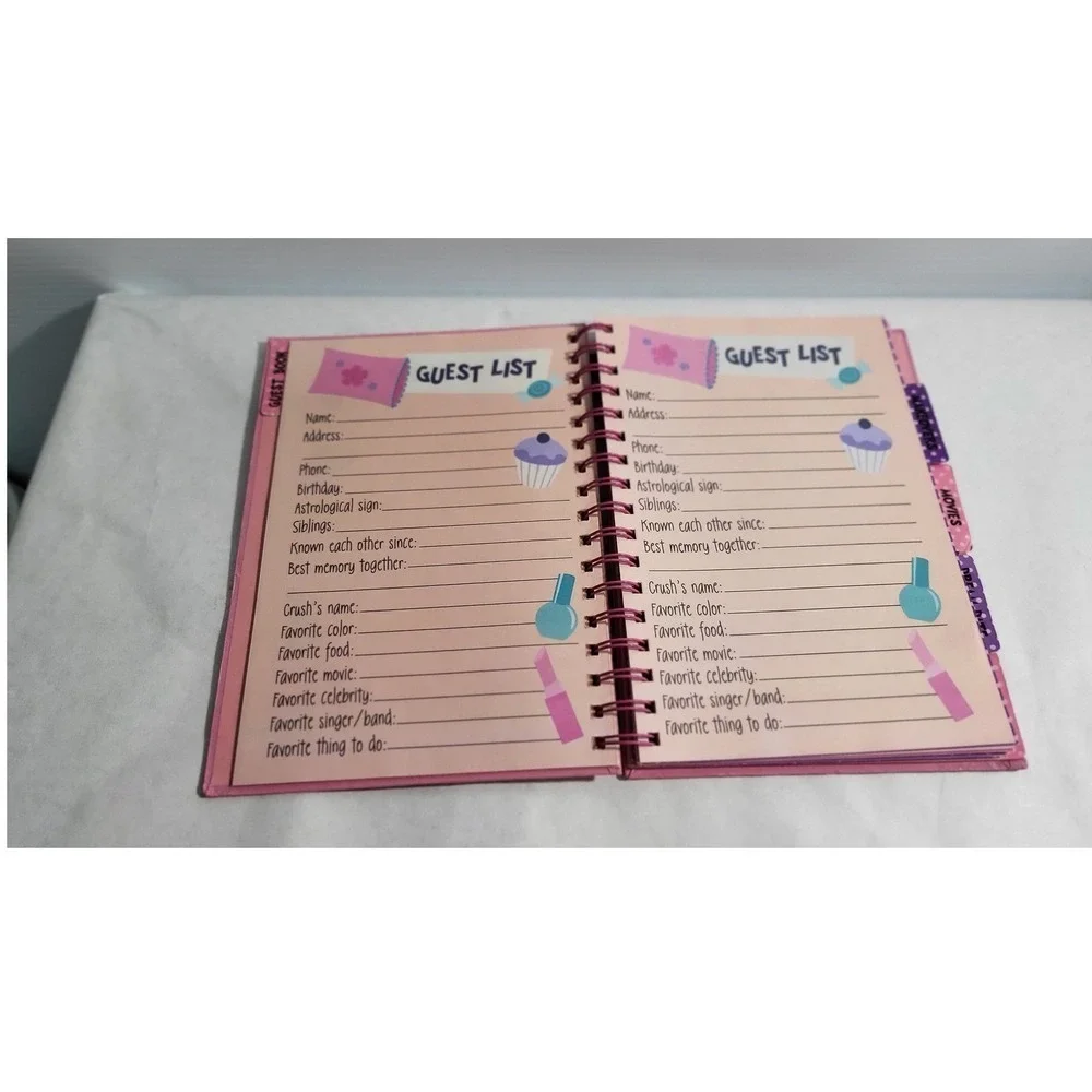 Sleepover Party Journal Ultimate Sleepover Journal Diary Guest Book